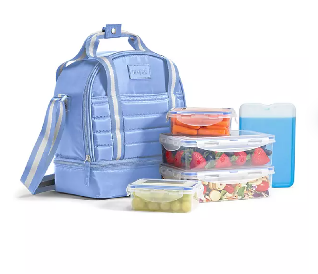 Fit & Fresh Lunch Bag, Includes Meal Prep Set and Ice Pack - Bellso